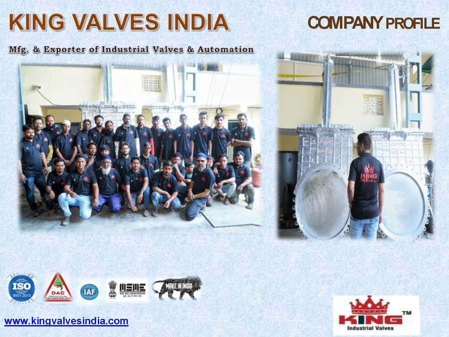 COMPANY PROFILE KING VALVES INDIA
